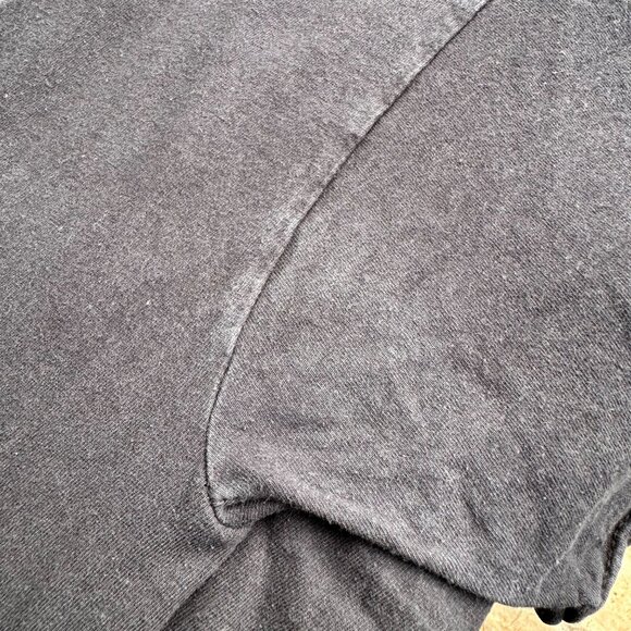 Popeyes Shirt Mens Size XL Black Graphic Poker Grunge Distressed Worn FLAWED - Picture 12 of 12